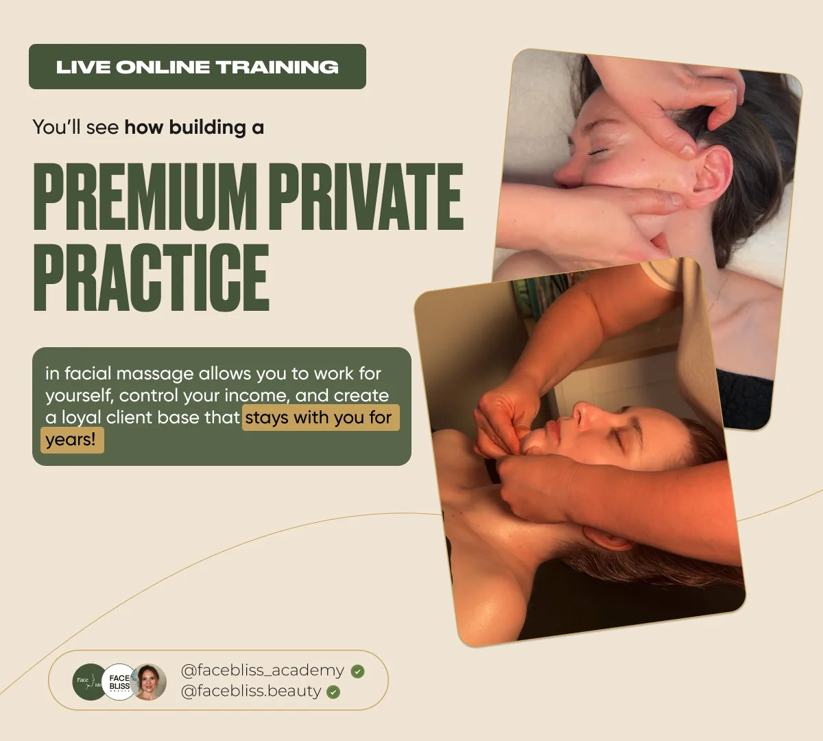 Free Hands-On Training by Face Bliss Academy